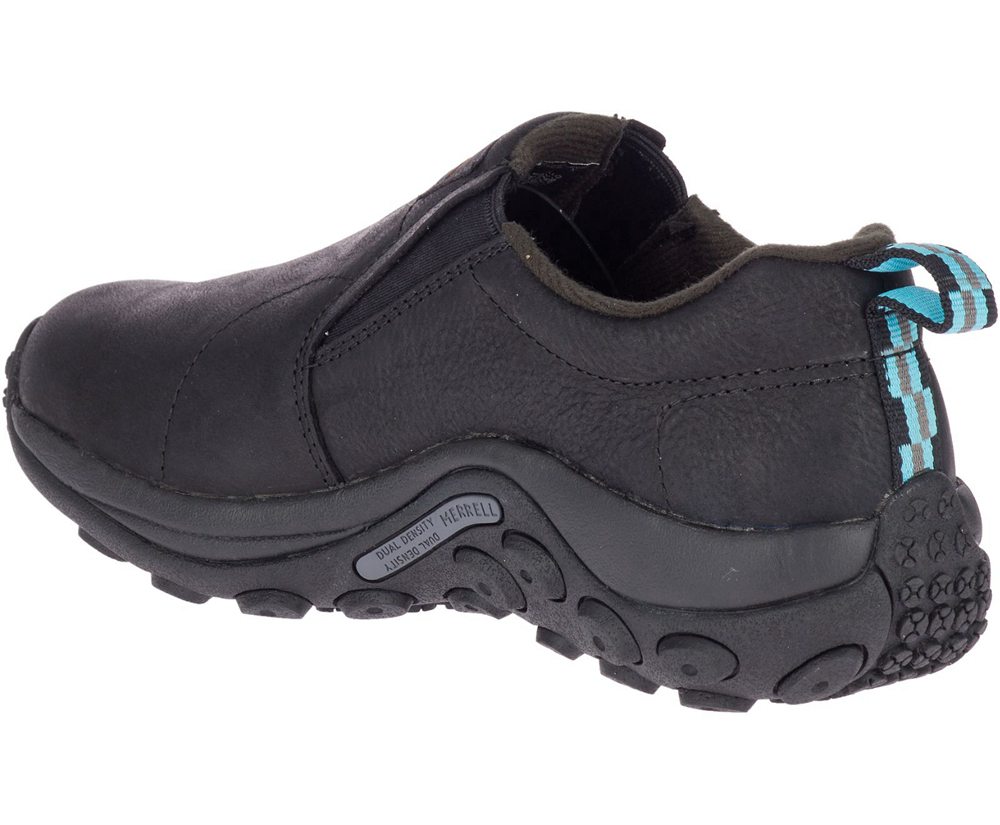 Merrell Barefoot Sko Dame - Jungle Moc Læder Sr Work - Sort - KQW324976